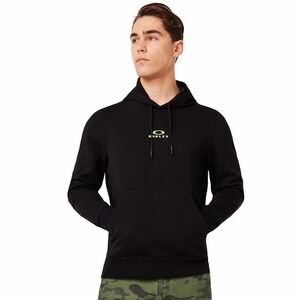 Oakley Custom Fit Black Hoodie Pullover Logo Sweatshirt Men's Large